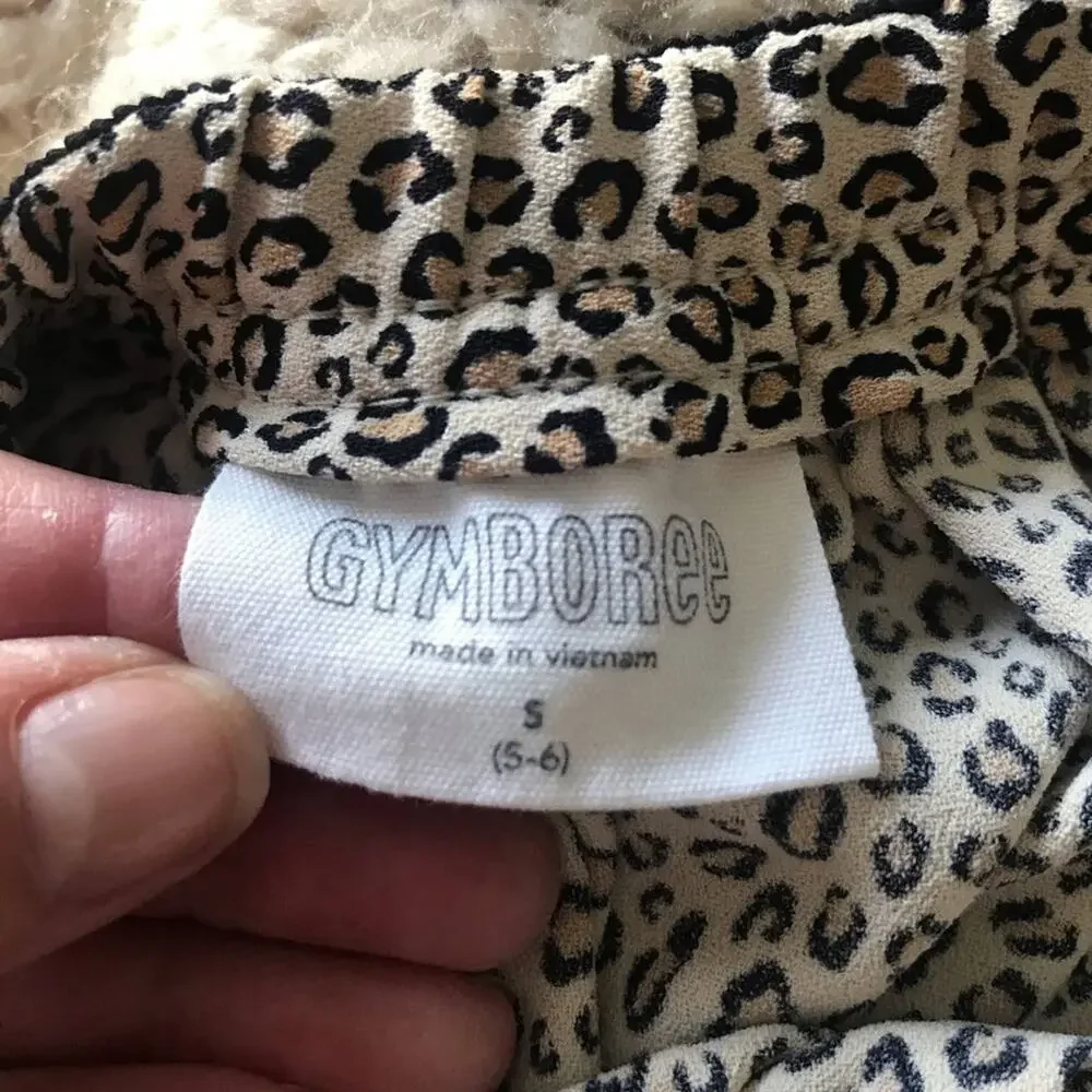 Gymboree Leopard Print Girl's Skirt Sz S